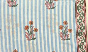 Tissu en coton respirant et écologique imprimé au bloc pour robes et sacs, fabriqué à Jaipur, fournisseur en gros, directement de l'usine - Product Image 5
