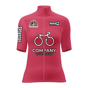 Maillot de Ciclismo Estampado para Mujer, Manga Corta, Cierre Completo, 100% Poliéster, Impermeable, Cortavientos, Transpirable, de Secado Rápido, Fabricante OEM ODM - Product Image 6