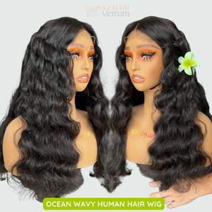 Vente en gros d'extensions de cheveux Remy vietnamiennes de haute qualité perruque ondulée océan double étirage vendeur de cheveux humains vierges au prix du vendeur - Product Image 5