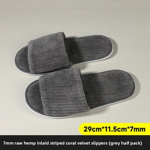 Pantuflas de Hotel Antideslizantes de Punta Cerrada para las Cuatro Estaciones, Pantuflas <span class=keywords><strong>Desechables</strong></span> Sanitarias para Interiores, Pantuflas de Viaje para Hombres y Mujeres - Product Image 5