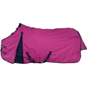 Couverture d'écurie imperméable en coton Ripstop pour chevaux noirs, sur mesure, haute qualité, pour dressage, légère, pour l'hiver et l'extérieur - Product Image 1