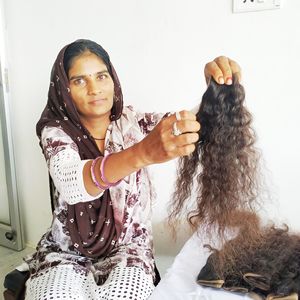 100% Indian Virgin Remy Human Hair Unprocessed Cheap Bundles Curly Natural Black Color Loose Deep Wave Manufactures Extensions - Product Image 5