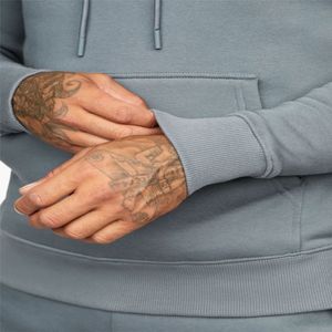 Pull en molleton personnalisé à col montant, épais et tendance, avec impression de lettres pour homme - Product Image 3