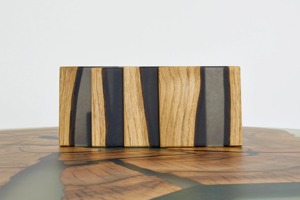 Wood & Resin Coaster Set of with <b>Stand</b> Handmade <b>Drink</b> Coasters for Coffee Tables Perfect for Home Kitchen or Office Use - Product Image 4