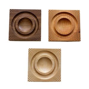 แม่พิมพ์คุกกี้ทำจากไม้แม่พิมพ์บิสกิตแบบวงกลมสดใสเครื่องมือกดลายนูนเครื่องมืออบขนมเนยแบบดั้งเดิมน้ำตาลชอร์ตเบรด - Product Image 1