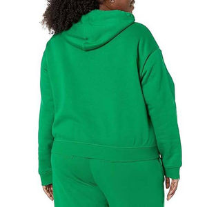 Stylish Trendy Winter Women's Hoodies 100% Cotton Front Logo Customized Zip-Up <b>Distressed</b> Embroidery Price - Product Image 6