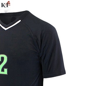 KEVEN IMPEX Ensemble Maillot et Short de Football Noir pour Homme, Numéro 2 Vert, Impression par Sublimation, Séchage Rapide, Polyester, Tenue de Sport Adulte NEUF - Product Image 6