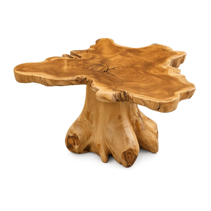 ARTERRA Luxury Handmade Eco-Friendly Easy Clean Durable Modern Teak Tree <b>Trunk</b> <b>Coffee</b> <b>Table</b> Organic Salvaged Root Living Room - Product Image 1