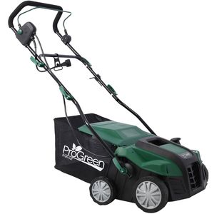 2-in-1 16 \ "Dethatcher scarificatore 15 Amp elettrico prato Dethatcher rimovibile 58QT sacco da giardino scarificatore aeratore manuale - Product Image 1