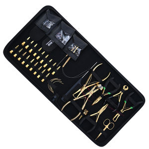 Kit de herramientas comerciales para extensiones de cabello Big Gold con alicates de instalación Microlink, aplicador de gancho, agujas de coser y mini tijeras - Product Image 1