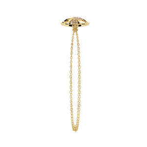 Lab Grown Hexagon Honeycomb Diamond <b>Bracelet</b> in Rose Gold | Minimalist Geometric Pave Designer Chain Diamond Jewellery for Women - Product Image 3