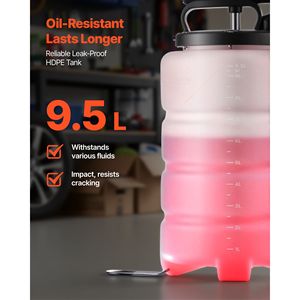 Pompa Manuale per Estrazione Olio, Strumento per Riparazione Auto, Capacità 9,5L, 59 Pollici di Lunghezza, Tre Tubi di Prolunga da 47 Pollici - Product Image 6
