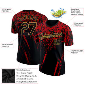 Tenue de baseball athlétique sublimée personnalisée, haut respirant anti-transpiration, vêtements d'entraînement, fournisseur OEM, vente en gros directe usine - Product Image 3