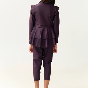 Traje de Baño Musulmán Moderno para Mujer, Dos Piezas, Manga Larga, Islámico, Secado Rápido, Transpirable, Ecológico, con Cierres Frontales - Product Image 5