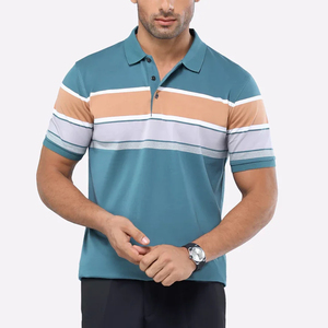 Chemises polo pour hommes en tissu confortable, couleur unie, 100% coton, nouveau design, respirantes, t-shirts polo pour hommes - Product Image 1