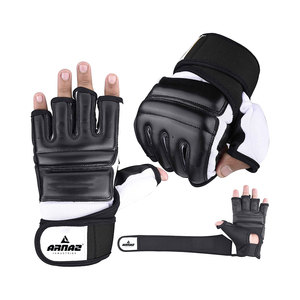 ถุงมือ MMA แบบเปิดนิ้ว ให้ความยืดหยุ่นสูง พร้อมการยึดเกาะที่มั่นคง เหมาะสำหรับการฝึกซ้อมกับกระสอบทรายและการฝึกเทคนิค ถุงมือ MMA คุณภาพสูง - Product Image 1