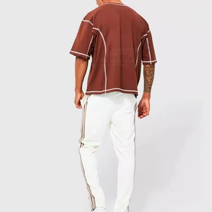 T-shirts décontractés pour hommes 100% coton - Légers et confortables, logo personnalisé imprimé, vêtements d'été - Product Image 2