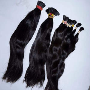Extensions de cheveux humains Remy lisses de luxe, naturelles, douces et soyeuses pour femmes, pour la coiffure en salon et usage professionnel - Product Image 5