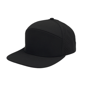 Wholesale Custom Embroidery Printed Logo Laser Cut Hole Breathable <b>Waterproof</b> Unisex Adjustable Poly Fabric 7 Baseball <b>Caps</b> - Product Image 2