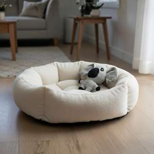 YOMMY HappyZoo ตุ๊กตาสัตว์ขนฟู 20*19*7 ซม. ของเล่นสุนัขและแมว ตุ๊กตาผ้าเนื้อนุ่ม ทนทาน กอดได้ สำหรับความบันเทิงของสัตว์เลี้ยง - Product Image 2