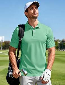 Polos de Alta Calidad para Hombre, Manga Corta, Algodón Piqué Suave, Corte Clásico, Camisetas Casuales para Golf - Product Image 5