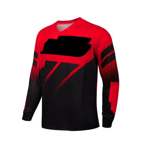 Maillot de course moto pour homme, design personnalisé par sublimation, respirant, séchage rapide, manches longues, % polyester, maillot de motocross - Product Image 3