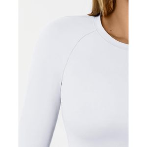 2025 Y2K mode reine femmes hauts courts à manches longues basique entraînement t-shirts sortir automne vêtements tenues reine femmes Yoga haut - Product Image 3