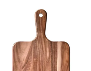 Planche à découper en bois d'acacia massif, écologique, avec poignée, épaisse, plateau de service, livraison gratuite aux États-Unis - Product Image 2