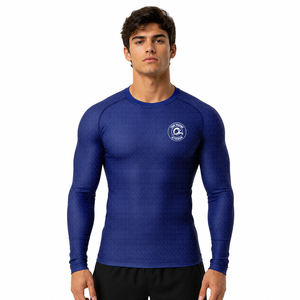 Men's Regular Fit <b>Long</b> <b>Sleeve</b> <b>Compression</b> T-<b>Shirt</b> Solid Pattern O-Neck Polyester Front Anti-UV Breathable Eco-Friendly Canvas - Product Image 1