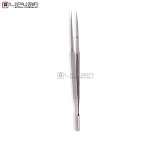 I.M.A. Pinzas Quirúrgicas Rectas con Puntas de 0.5mm, Micro de 0.25mm, 1x2 Dientes, con Recubrimiento TC, para Ataduras, 7.25 Pulgadas (18.5cm) - Product Image 3