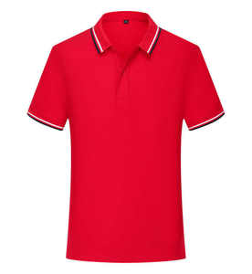 Camiseta Polo Casual de Manga Corta CVC de 200g con Logotipo Personalizado, Cuello de Doble Raya, Ropa de Trabajo al por Mayor - Product Image 4