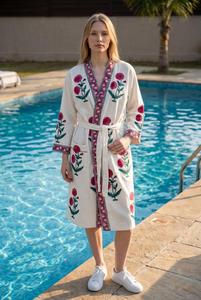 Premium Quality Waffle Bath <b>Robe</b> Soft Cotton Spa <b>Robe</b> for Hotel Home and Resort Use Available At Wholesale Price - Product Image 4