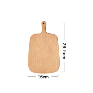 Planche à découper en bois de hêtre personnalisée, planches à découper en bois pour la cuisine, ensemble de couteaux de cuisine avec bloc en bois - Product Image 2
