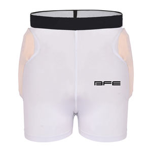 Pantalones Cortos Acolchados de Alta Calidad para Motociclismo, Color Blanco, con Protección Interior Elástica para Snowboard - Product Image 2