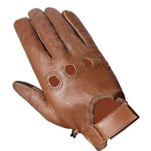 Guantes de Motocicleta de Piel de Cabra Suave, Unisex, para Motociclistas, Protección de Manos para Conducción Segura - Product Image 3