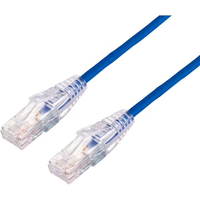 Cat6/5e utp 1M kabel 2M 28AWG super ramping Cat6a kabel patch tipis tembaga penuh Cat6/5e kabel patch sangat ramping