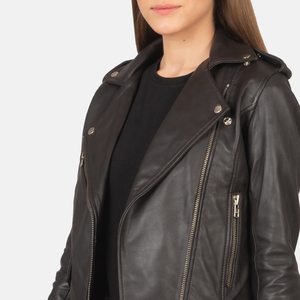 Nouvelle veste en cuir pour femmes, style outdoor, grande taille, courte, slim, manches longues - Product Image 4