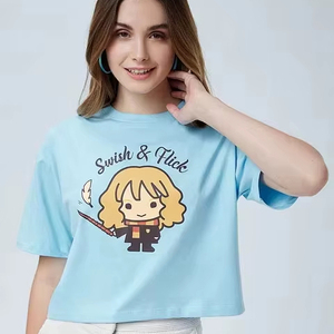 Camiseta Corta Personalizada con tu Marca 2026, Talla Grande, Hecha a Medida, 100% Algodón, Transpirable, de Secado Rápido, para Mujer - Product Image 1