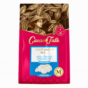 Venta al por mayor de galletas y bizcochos de panadería, chocolate compuesto HALAL OEM/ODM, chispas de chocolate blanco compuesto, cacao 1KG, precio de oferta. - Product Image 1