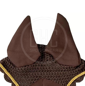 Durable Mesh Accessory For Horse Stable Routine Wear Great Shape Horse Ear <b>Bonnet</b> Luxury Fit Horse Ear <b>Bonnet</b> - Product Image 3