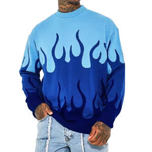 Sweat-shirts à prix de gros, design personnalisé, brodés, mode, manches longues, pull d'hiver unisexe, tricoté, épaules tombantes - Product Image 5