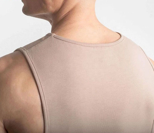 FAST MART INDUSTRY Men's Summer Gym Vest New Formal Style Sleeveless Sports Tank <b>Top</b> XL Size <b>Mesh</b> Fitness Running Singlet - Product Image 3