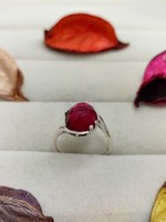 Bague en quartz titane rhodolite, bijou élégant en cristal, cadeau de mode unique pour femmes et jeunes filles, bague de fiançailles