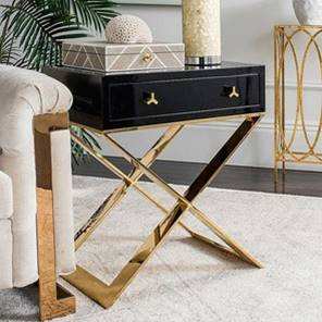 Handcrafted Modern <b>Side</b> <b>table</b> with <b>marble</b> <b>Top</b> <b>Side</b> <b>Tables</b> Home Designer Furniture for Living Room, Drawing Room, Office - Product Image 2