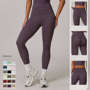 Leggings de Yoga Personalizados para Mujer, de Nailon, Cintura Alta en V, Suaves como la Mantequilla, Transpirables, Elásticos, con Efecto Push-Up, de Secado Rápido - Product Image 4