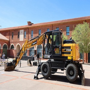 Excavatrice Sany Sy155w conçue pour les travaux de terrassement lourds, dotée d'un système hydraulique avancé et d'un excellent confort pour l'opérateur - Product Image 1