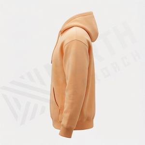 Sweat-shirt décontracté unisexe en coton avec poche avant et broderie, coupe oversize confortable pour l'automne - Product Image 3