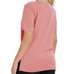 Camiseta de Manga Corta con Cuello en V para Mujer, Talla Personalizada, Transpirable, de Alta Calidad, 100% Poliéster, Holgada, Ligera, Informal - Product Image 6