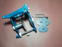Articulateurs bleus, équipement de laboratoire dentaire, machine d'articulation, articulateurs semi-réglables