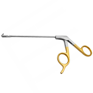 Pinces à perforer l'anus médical (Backbiting Antrum Punch Forceps) 7'' pour adulte, avec poignée annulaire, instrument ORL réutilisable en plastique, manuel, CE ISO, par Grip Surgical - Product Image 1